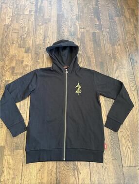 Zelda Tokyo Store Hoodie Men’s M Black Cotton Nintendo Limited Edition NWOT's